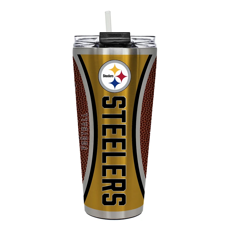 Pittsburgh Steelers 32oz. Big Slim Game Ball Travel Tumbler