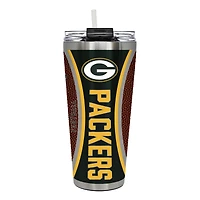 Green Bay Packers 32oz. Big Slim Game Ball Travel Tumbler