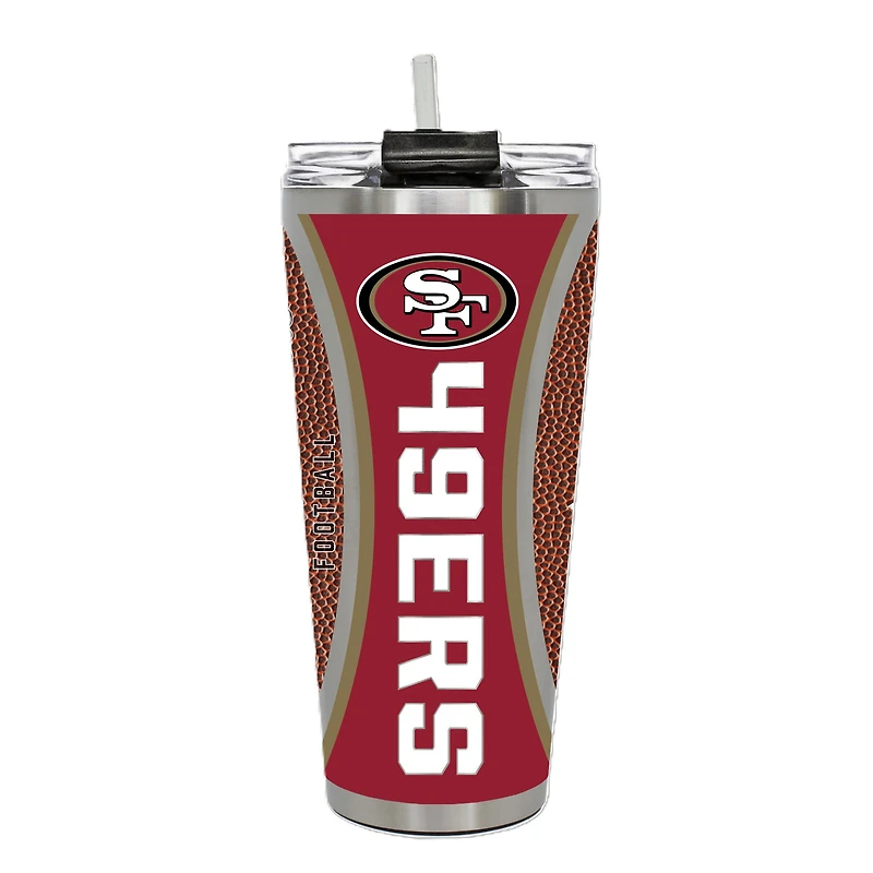 San Francisco 49ers 32oz. Big Slim Game Ball Travel Tumbler