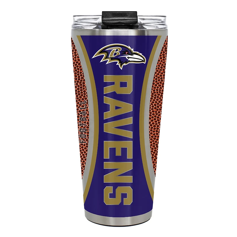 Baltimore Ravens 32oz. Big Slim Game Ball Travel Tumbler