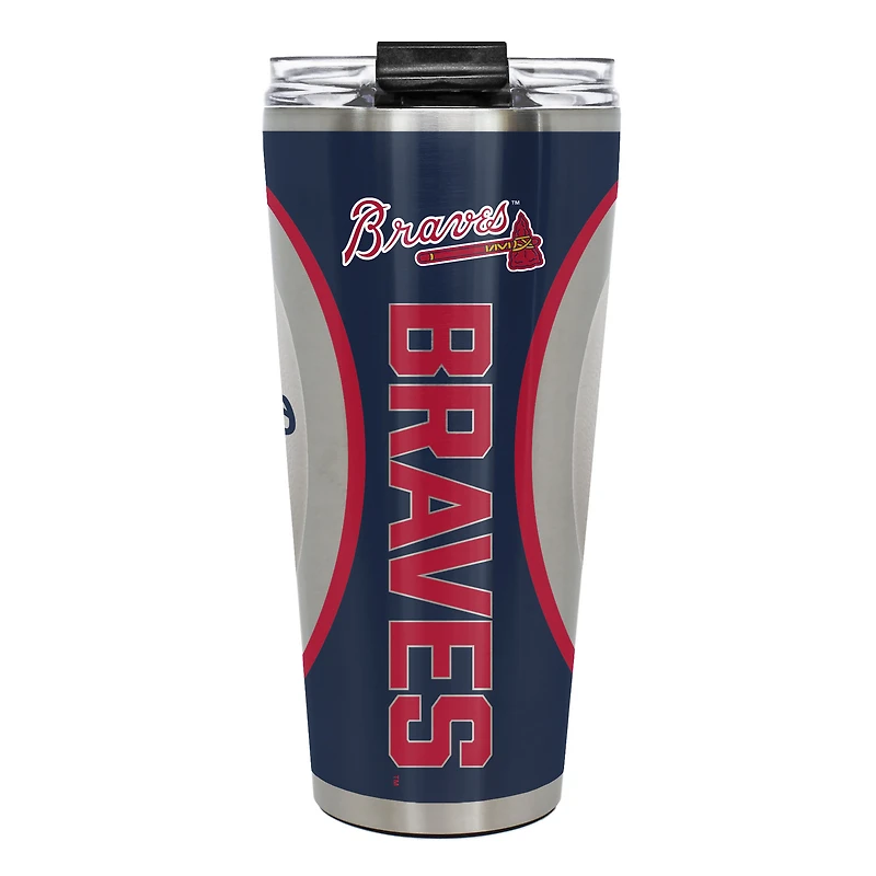 Atlanta Braves 32oz. Big Slim Game Ball Travel Tumbler