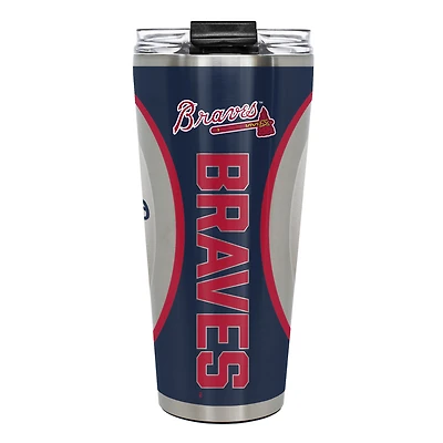 Atlanta Braves 32oz. Big Slim Game Ball Travel Tumbler