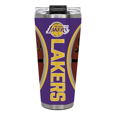 Los Angeles Lakers 32oz. Big Slim Game Ball Travel Tumbler