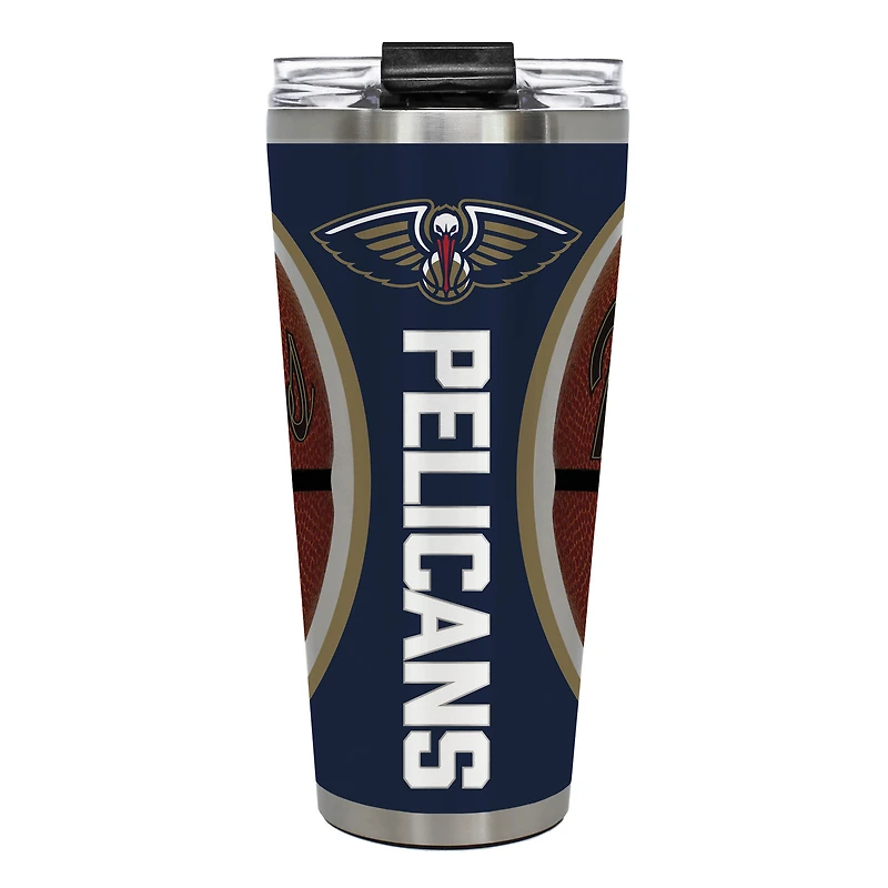 New Orleans Pelicans 32oz. Big Slim Game Ball Travel Tumbler