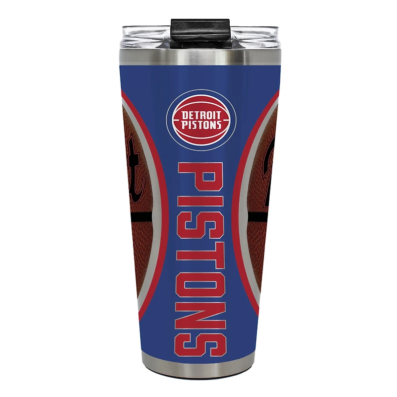 Detroit Pistons 32oz. Big Slim Game Ball Travel Tumbler