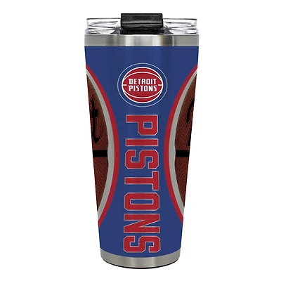 Detroit Pistons 32oz. Big Slim Game Ball Travel Tumbler