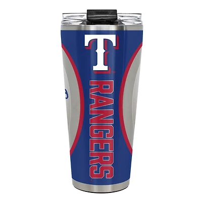 Texas Rangers 32oz. Big Slim Game Ball Travel Tumbler