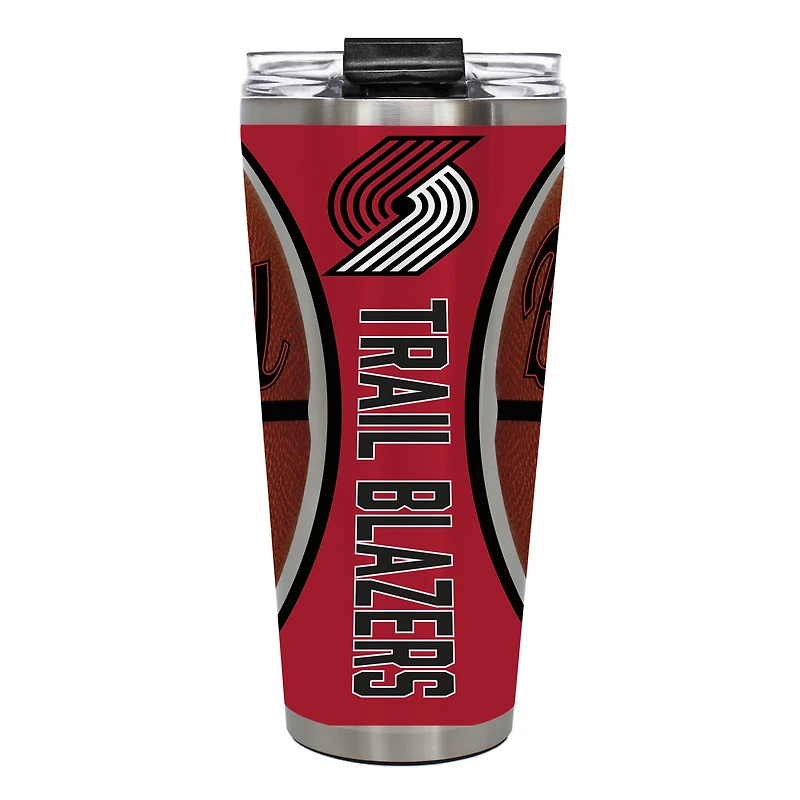 Portland Trail Blazers 32oz. Big Slim Game Ball Travel Tumbler