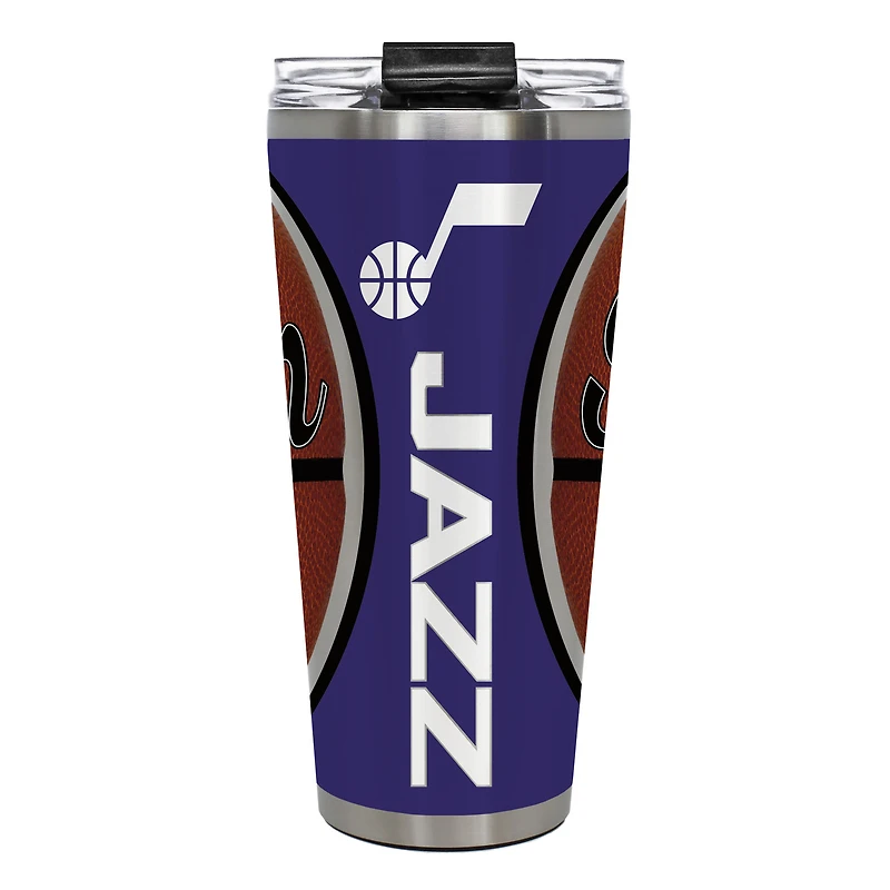 Utah Jazz 32oz. Big Slim Game Ball Travel Tumbler