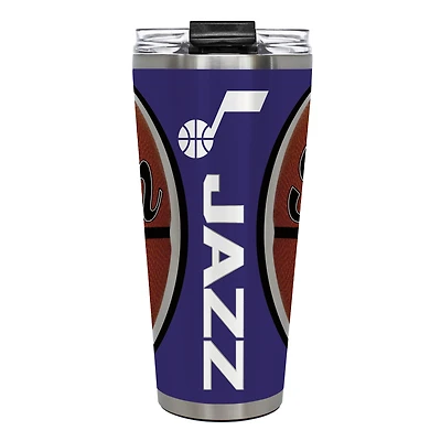 Utah Jazz 32oz. Big Slim Game Ball Travel Tumbler