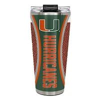 Miami Hurricanes 32oz. Big Slim Game Ball Travel Tumbler