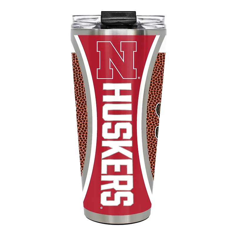 Nebraska Huskers 32oz. Big Slim Game Ball Travel Tumbler