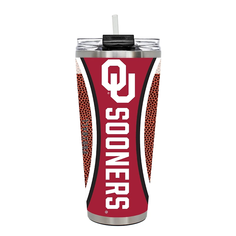 Oklahoma Sooners 32oz. Big Slim Game Ball Travel Tumbler