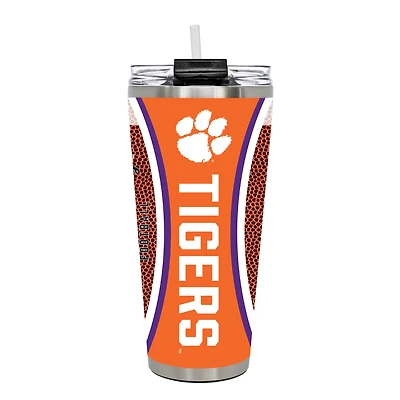 Clemson Tigers 32oz. Big Slim Game Ball Travel Tumbler