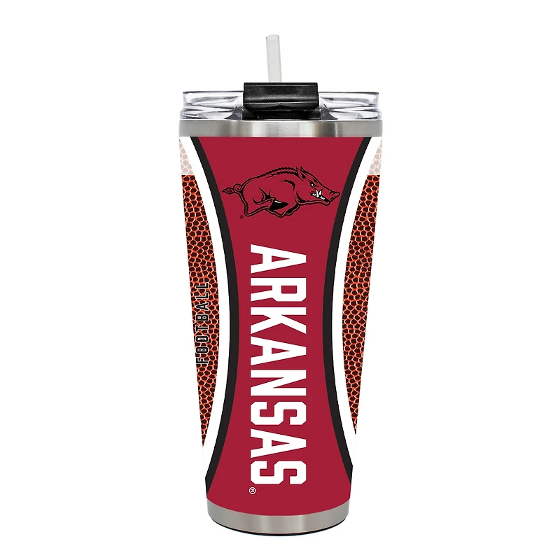 Arkansas Razorbacks 32oz. Big Slim Game Ball Travel Tumbler