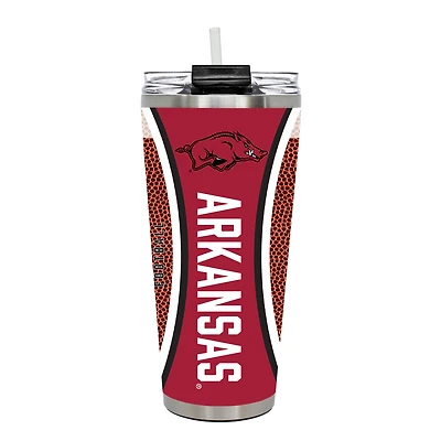Arkansas Razorbacks 32oz. Big Slim Game Ball Travel Tumbler