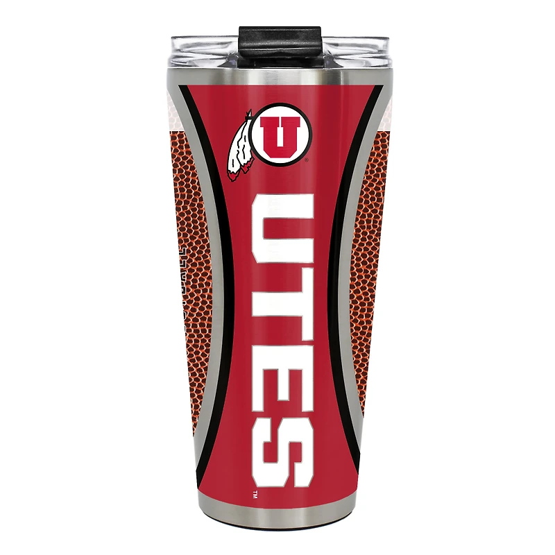 Utah Utes 32oz. Big Slim Game Ball Travel Tumbler