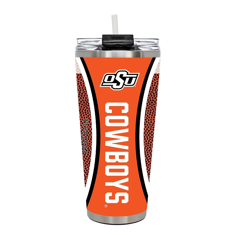 Oklahoma State Cowboys 32oz. Big Slim Game Ball Travel Tumbler