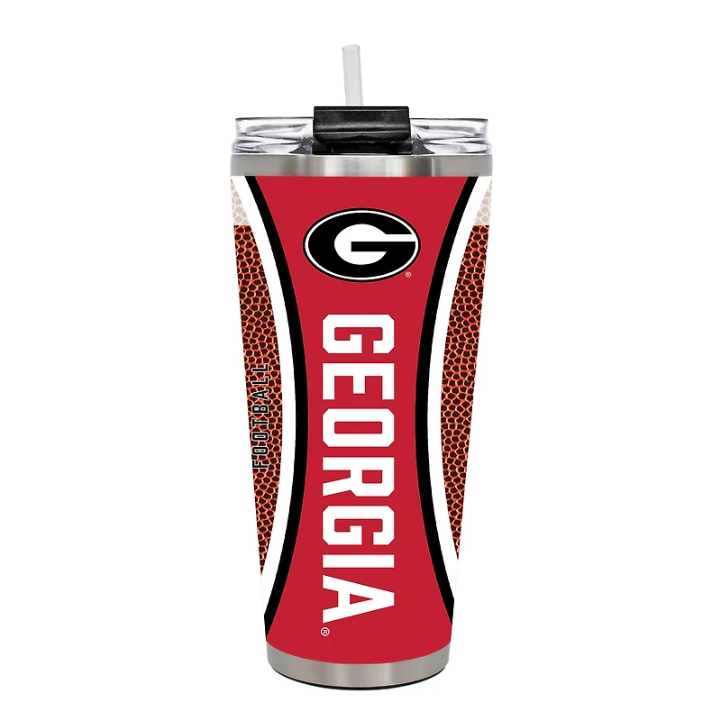 Georgia Bulldogs 32oz. Big Slim Game Ball Travel Tumbler