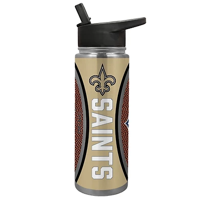 New Orleans Saints 24oz. Jr. Thirst Game Ball Hydration Bottle
