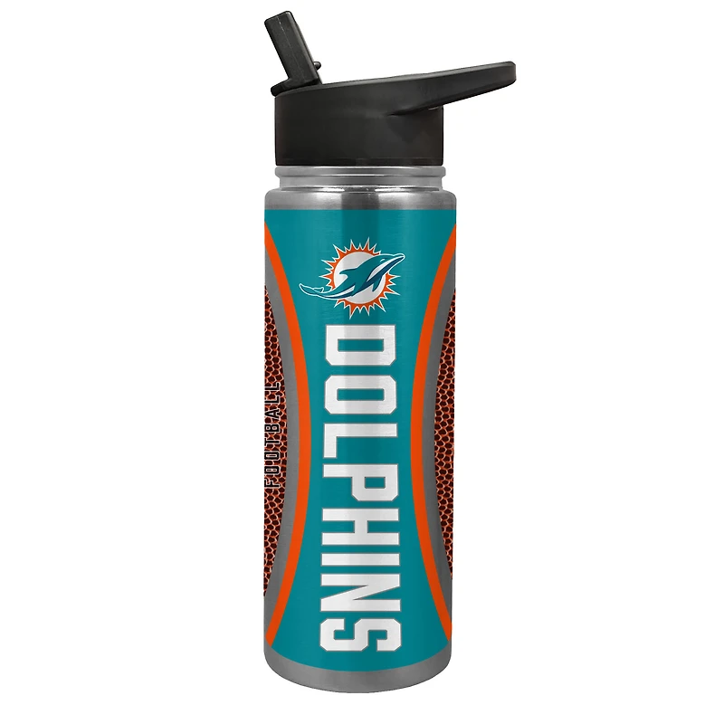 Miami Dolphins 24oz. Jr. Thirst Game Ball Hydration Bottle