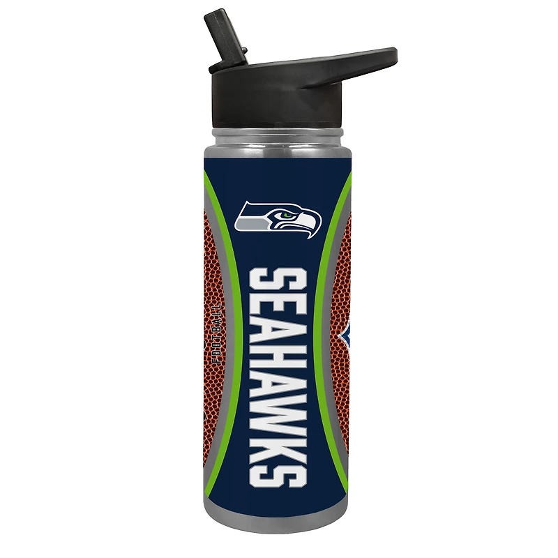 Seattle Seahawks 24oz. Jr. Thirst Game Ball Hydration Bottle