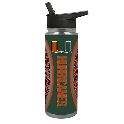 Miami Hurricanes 24oz. Jr. Thirst Game Ball Hydration Bottle