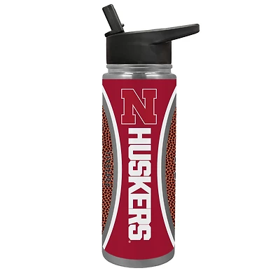 Nebraska Huskers 24oz. Jr. Thirst Game Ball Hydration Bottle