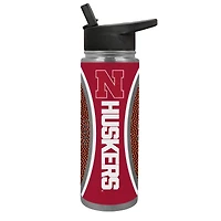 Nebraska Huskers 24oz. Jr. Thirst Game Ball Hydration Bottle