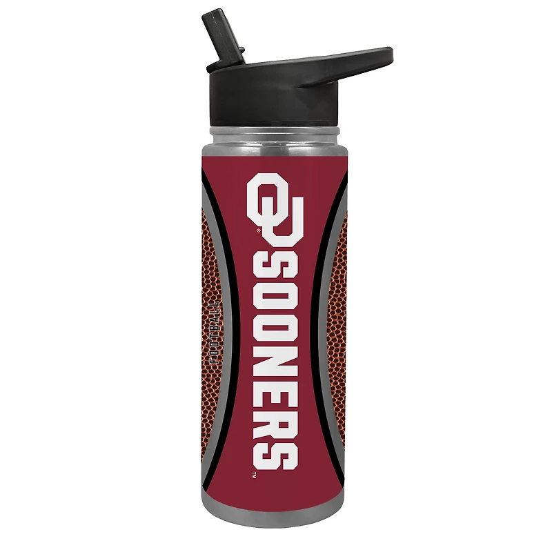 Oklahoma Sooners 24oz. Jr. Thirst Game Ball Hydration Bottle