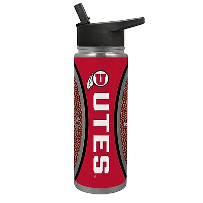 Utah Utes 24oz. Jr. Thirst Game Ball Hydration Bottle