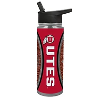 Utah Utes 24oz. Jr. Thirst Game Ball Hydration Bottle