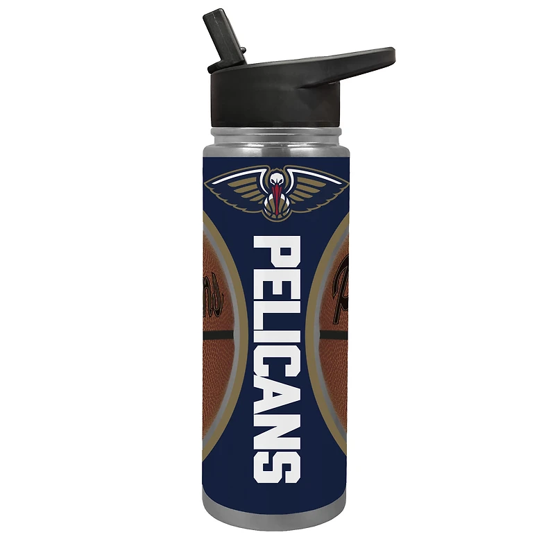 New Orleans Pelicans 24oz. Jr. Thirst Game Ball Hydration Bottle
