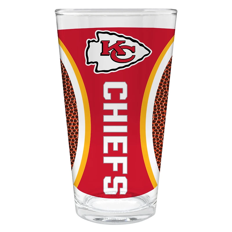 Kansas City Chiefs 16oz. Game Ball Pint Glass