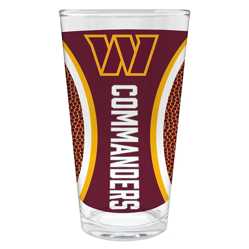 Washington Commanders 16oz. Game Ball Pint Glass