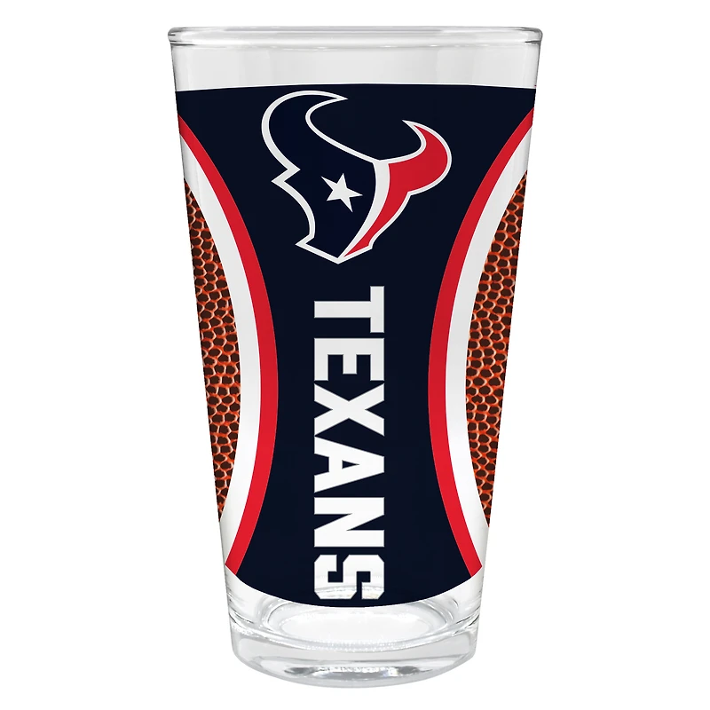 Houston Texans 16oz. Game Ball Pint Glass