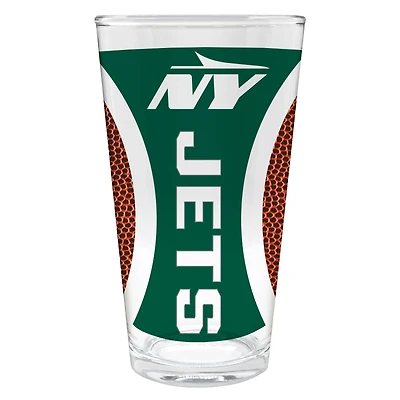 New York Jets 16oz. Game Ball Pint Glass