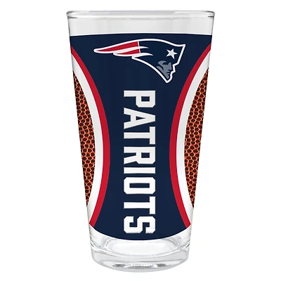 New England Patriots 16oz. Game Ball Pint Glass