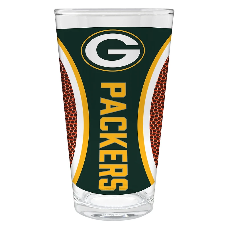 Green Bay Packers 16oz. Game Ball Pint Glass