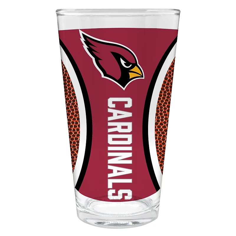 Arizona Cardinals 16oz. Game Ball Pint Glass