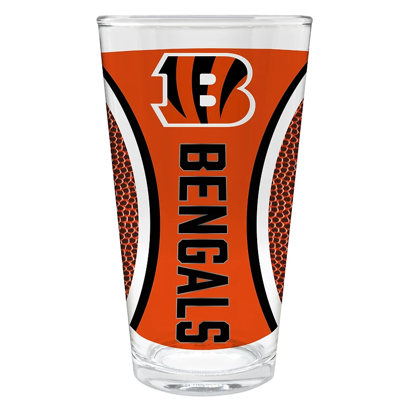Cincinnati Bengals 16oz. Game Ball Pint Glass
