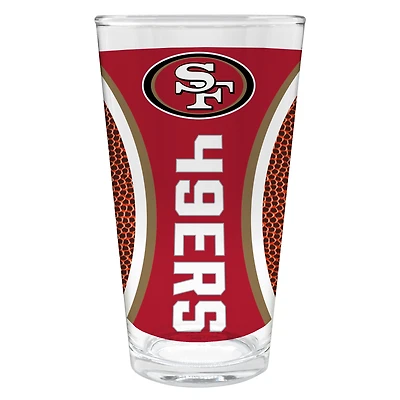 San Francisco 49ers 16oz. Game Ball Pint Glass