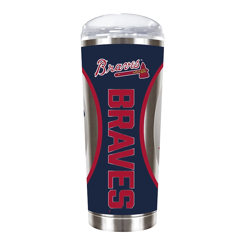 Atlanta Braves 18oz. Roadie Game Ball Tumbler