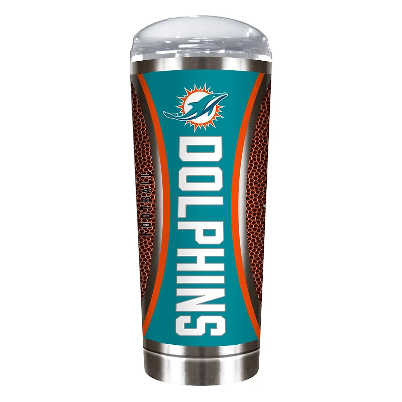 Miami Dolphins 18oz. Roadie Game Ball Tumbler