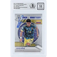 Luis Diaz Colombia National Team Autographed 2021-22 Panini Mosaic Road To The FIFA World Cup Qatar International Men Of Mastery #24 Beckett Fanatics Witnessed Authenticated Auto 10 Card