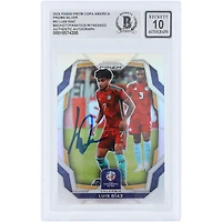 Luis Diaz Colombia National Team Autographed 2024 Panini Prizm Copa America Silver Prizm #51 Beckett Fanatics Witnessed Authenticated Auto 10 Card