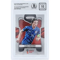 Luka Modric Croatia National Team Autographed 2018 Panini Prizm World Cup #229 Beckett Fanatics Witnessed Authenticated 10 Card