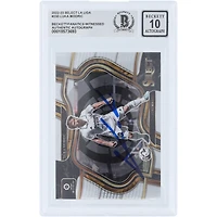 Luka Modric Real Madrid Autographed 2022-23 Panini Select La Liga #230 Beckett Fanatics Witnessed Authenticated 10 Card