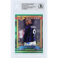 Ronaldo Inter Milan Autographed 2022-23 Topps Finest Flashbacks UEFA #55 Beckett Fanatics Witnessed Authenticated Card