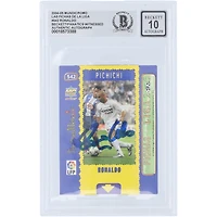 Ronaldo Real Madrid Autographed 2004-05 Mundicromo Las Fichas De La Liga #542 Beckett Fanatics Witnessed Authenticated Auto 10 Card